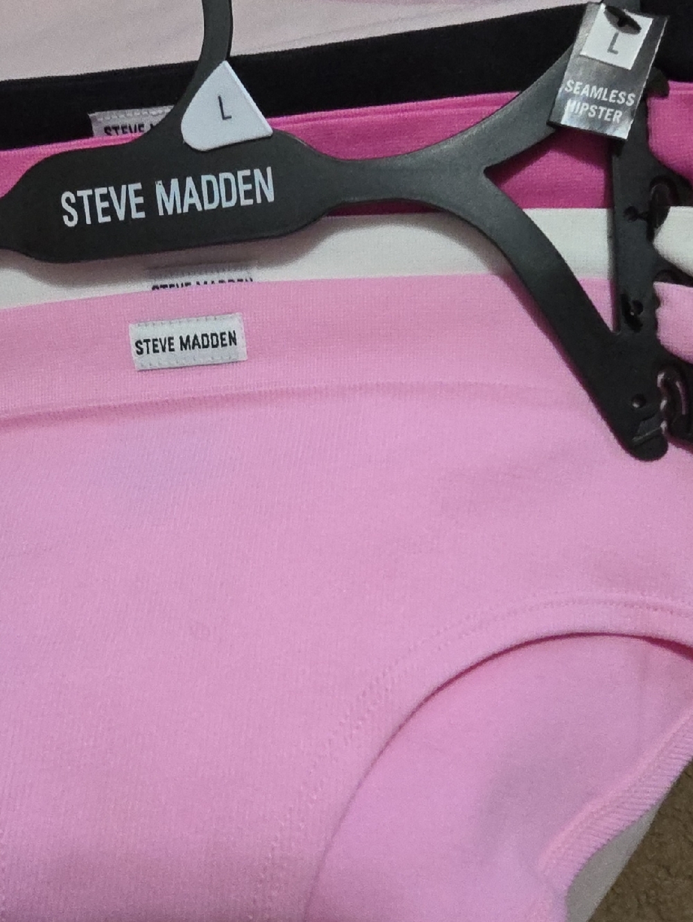 Steve Madden Pink Seamless Hipster Bikini Bottoms